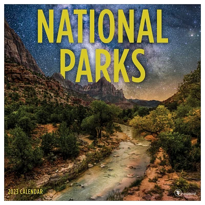 TF Publishing 2023 National Parks Wall Calendar
