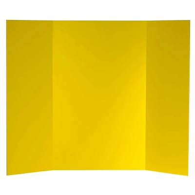 Flipside Products Corrugated Project Board, 1 Ply, 36" x 48", Yellow, Pack of 24