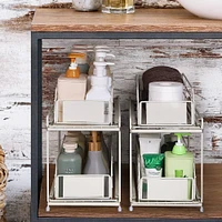 NEX™ 2-Tier Under Sink Cabinet Organizer with Sliding Basket Drawer