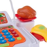 Toy Time Pretend Cash Register Supermarket Playset