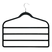 Honey Can Do 4 Pack 4-Tier Non-Slip Velvet Pants Hangers