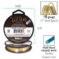 The Beadsmith® Wire™ Elements Tarnish-Resistant Wire