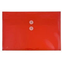 JAM Paper 9.75" x 14.5" Plastic Button & String Tie Closure Envelopes, 6ct.