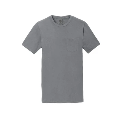 Port & Company® Beach Wash® Garment-Dyed Adult Pocket T-Shirt
