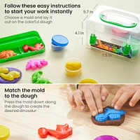 Arteza® Kids Dinosaurs Dough Kit, 12 pcs