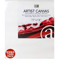Art Advantage® 2 Pack Visual Edge Artist Canvas