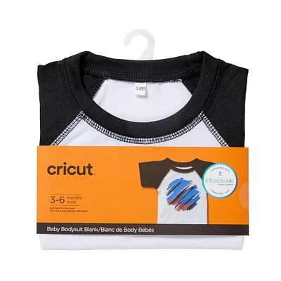 Cricut® Raglan Sleeve Baby Bodysuit Blank