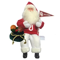 Santa's Workshop 15" University of Oklahoma Musical Animated Santa