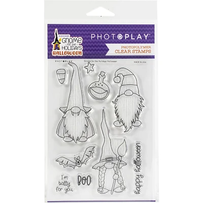 PhotoPlay™ Gnome for Halloween Photopolymer Clear Stamps