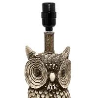 Simple Designs™ 20" Brown and White Owl Table Lamp with Shade