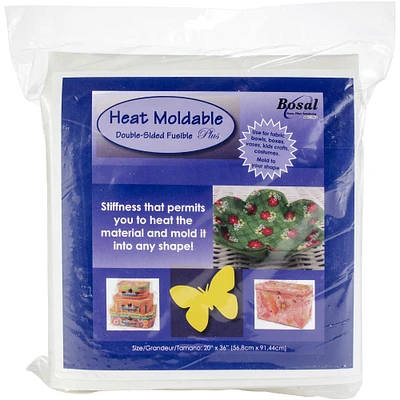 Bosal Heat Moldable Double-Sided Fusible Stabilizer, 20" x 36"