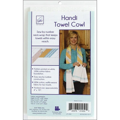 June Tailor® Sew By Number Handi Towel Cowl Kit