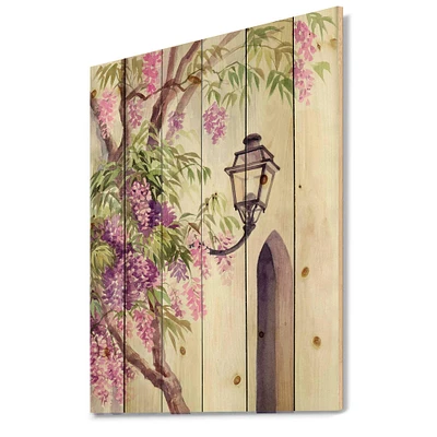 Designart - Wisteria and Lantern