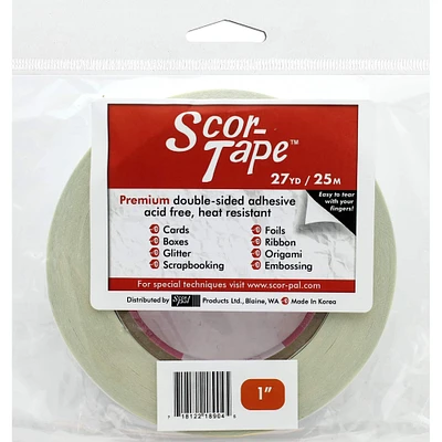 Scor-Pal® Scor-Tape™ 1" Double-Sided Adhesive