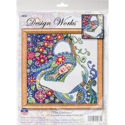 Design Works™ The Embrace Counted Cross Stitch Kit