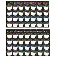 Smart Poly™ Chalk Dots with Loops Happy Birthday Chart w/Grommet, 10ct.