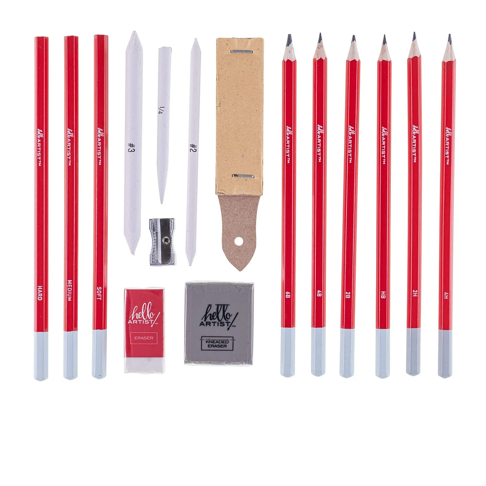 Hello, Artist!™ 16-Piece Sketching Set