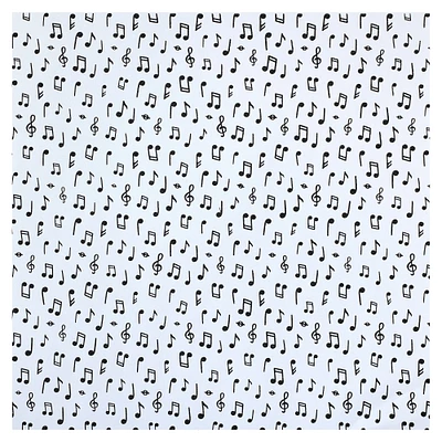 24 Pack: Foil Music Notes Paper by Recollections™, 12" x 12"