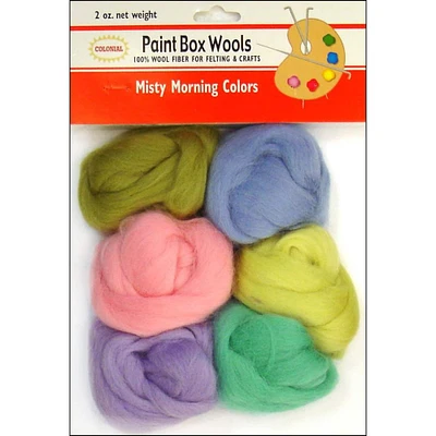 Colonial Needle Misty Morning Paint Box Wools, 6ct.