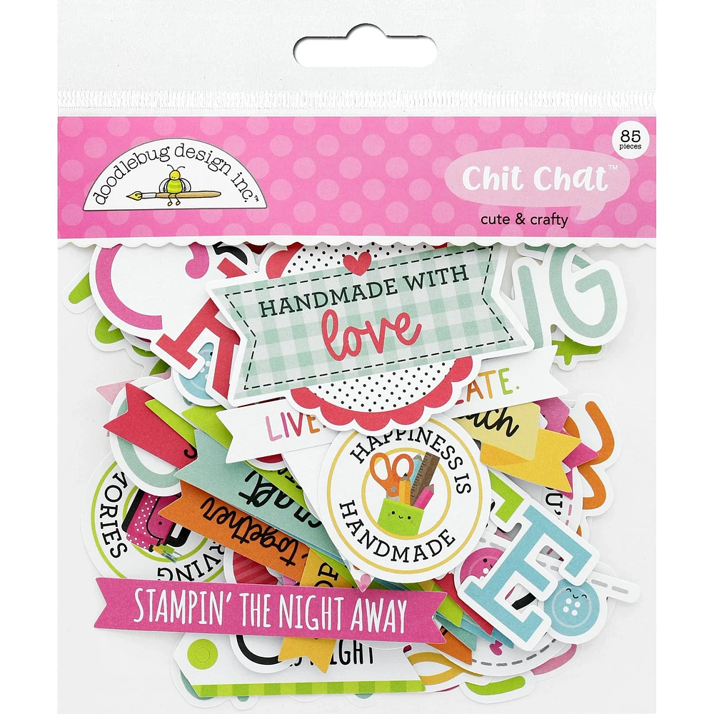 Doodlebug Design Inc.™ Odds & Ends™ Cute & Crafty Chit Chat Die Cuts