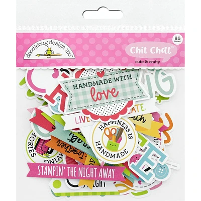 Doodlebug Design Inc.™ Odds & Ends™ Cute & Crafty Chit Chat Die Cuts