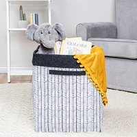 Sammy & Lou® Herringbone Felt Bin Hamper