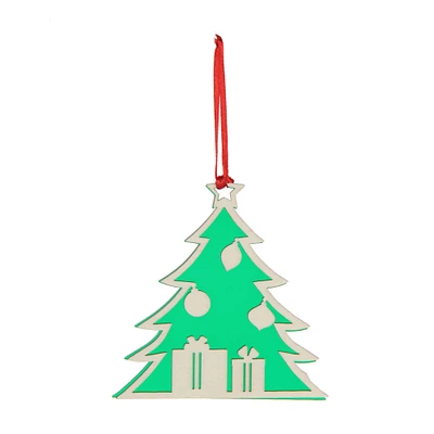 4" Christmas Tree DIY Layered Wood Ornament by Make Market®