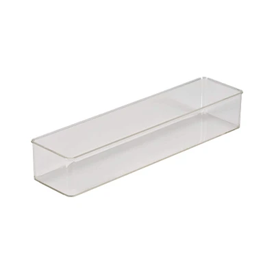 Simplify Long Narrow Clear Drawer Organizer