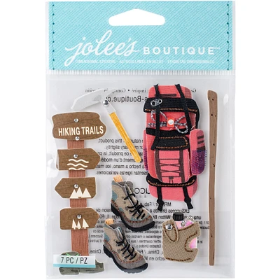 Jolee's Boutique Dimensional Stickers-Hiking Trip