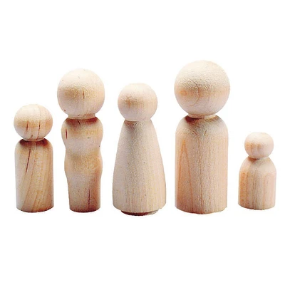 Hygloss® Wooden Peg People, 40ct.