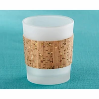 Kate Aspen® Tropical Chic Gold Glitz Cork Wrapped Tea Light Holder, 12 Pack