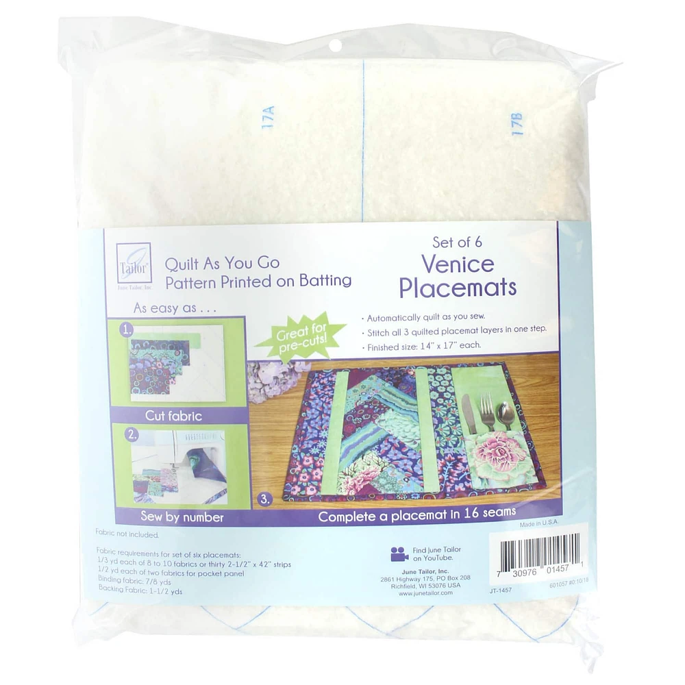 June Tailor® Quilt As You Go Venice Placemat