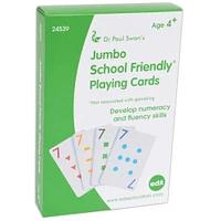 Edx Education® Jumbo School Friendly® Playing Cards, 2ct.