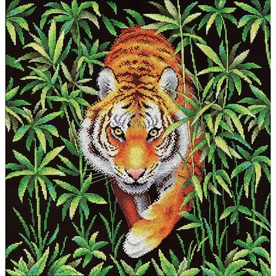 MP Studia Master Of The Jungle Cross Stitch Kit