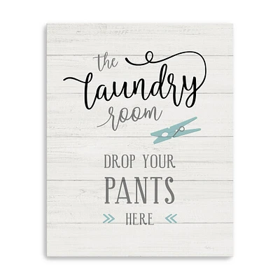 Drop Your Pants Canvas Giclee