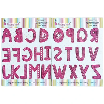 Dress My Craft® Doodled Alphabet Basic Designer Dies