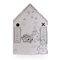 Easy Playhouse Holiday Cottage Cardboard Playhouse