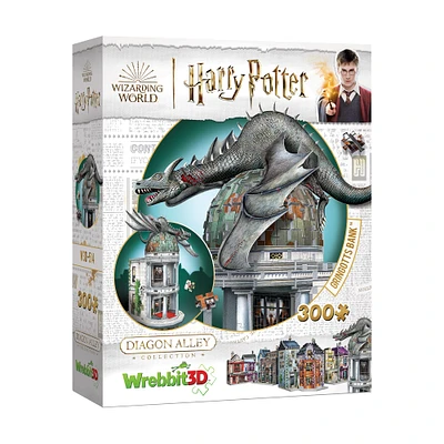 Harry Potter Diagon Alley Collection - Gringotts Bank 3D Puzzle: 300 Pcs
