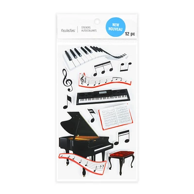 Piano Recital Dimensional Stickers by Recollections™