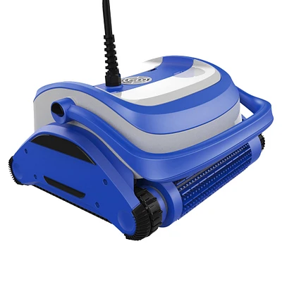 Blue Dual Motor Automatic Wall Climbing Robotic Swimming Pool Cleaner