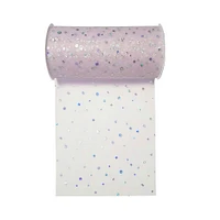 6" Pink Holographic Sequins Tulle by Celebrate It™