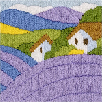 RIOLIS Lavender Longstitch Embroidery Kit