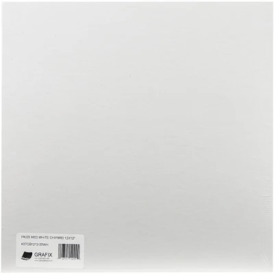 Grafix® White Medium Weight Chipboard Sheets
