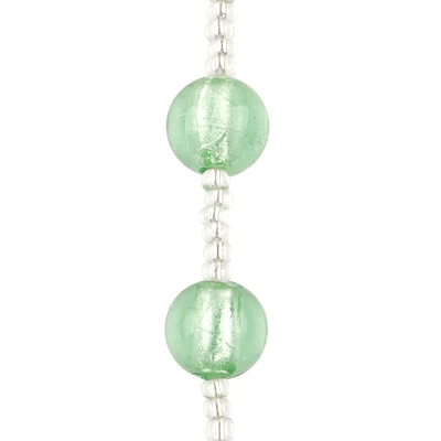 Green Lampwork Glass Round Beads by Bead Landing™
