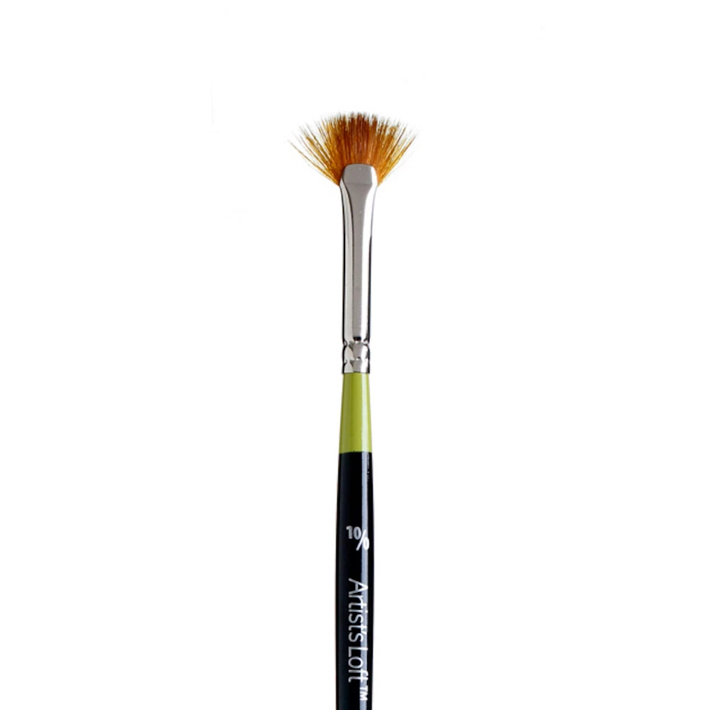 Vienna Golden Taklon Fan Brush by Artist's Loft™