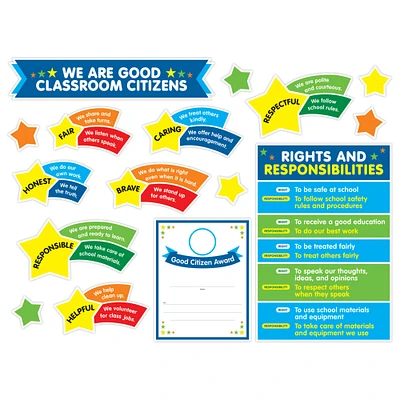 Scholastic® We Are Good Classroom Citizens Bulletin Board Set