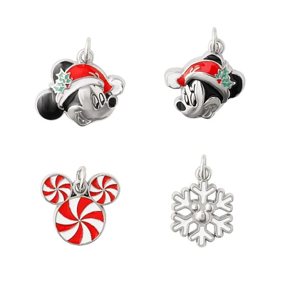 Disney® Mickey & Minnie Holiday Enamel Charm Set