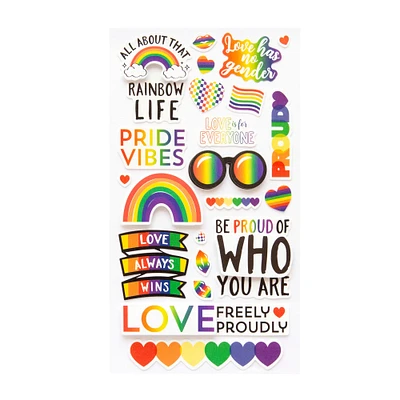 12 Pack: Pride Family Dimensional Stickers by Recollections™