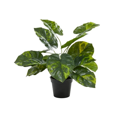 Green Plastic Traditional Artificial Foliage, 19" x 12" x 12"