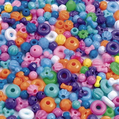 S&S® Worldwide Bright Color Plastic Assorted Mix Beads
